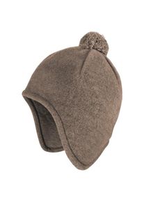 MaxiMo Mini-Inkmütze mit Pompon Mütze Kinder (Gr 45-47 cm |braun)
