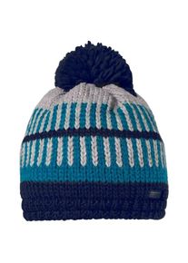 MaxiMo Mütze mit Pompon Mütze Kids (Gr 49-51 cm |blau)