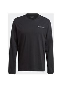 adidas terrex Xploric Logo L/S Longsleeve Herren (Gr S |schwarz)
