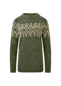 Pullove Sherpa Dumji Long Sweater Damen (Gr XXL |oliv)