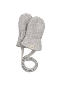 MaxiMo Babys Fausthandschuh Ohne Daumen Handschuhe Kinder (Gr 12 Months |grau)