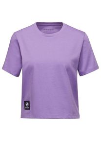 Mammut Massone T-Shirt Cropped Patch T-Shirts Damen (Gr XL |lila)