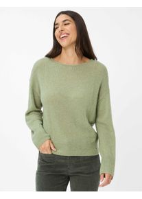 Brax Damen Strickpullover Style LISA green moss, hellgr&uuml;n, Gr. 36