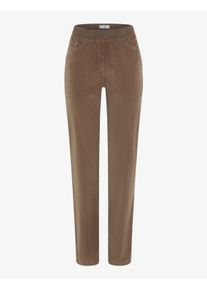 Raphaela by Brax Damen Cordhose Style PAMINA TAUPE, hellbraun, Gr. 42