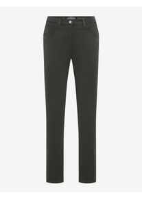 Raphaela by Brax Damen Five-Pocket-Hose Style CAREN NEW DARK IVY Grün Oliv, grün - oliv, Gr. 38K