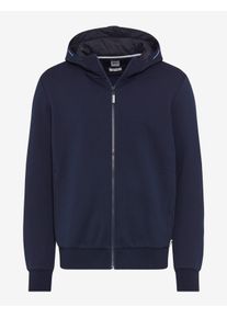 Brax Herren Sweatjacke Style SAMMY universe, Blau, Gr. XL