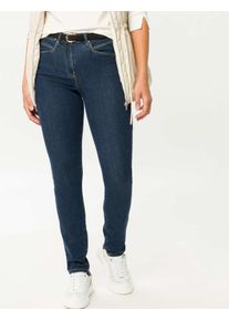 Raphaela by Brax Damen Five-Pocket-Hose Style LUCA DARK BLUE, denim dunkelblau, Gr. 36