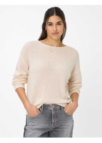 Brax Damen Strickpullover Style LISA canvas, cremewei&szlig;, Gr. 48