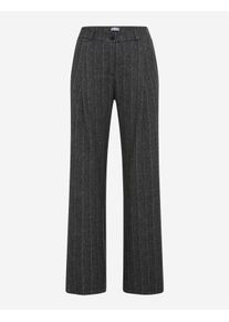 Raphaela by Brax Damen Bundfaltenhose Style PEGGY FLARED ANTHRA Dunkelgrau Anthrazit, dunkelgrau - anthrazit, Gr. 36K