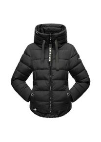 Navahoo Damen Steppjacke stylische Winterjacke mit Kapuze Amayaa