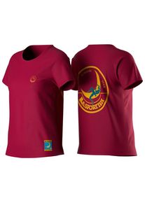 T-Shirt La Sportiva Climbing On The Moon Damen (Gr XL |rot)