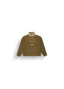 Fleecepullover PICTURE Cylla Crop 1/4 Fleece Damen (Gr L |braun)