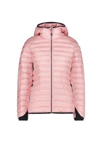 Kunstfaserjacke CMP Down Jacket Fix Hood Ripstop Damen (Gr 42 |rosa)
