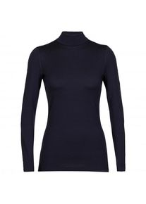 Merinounterwäsche Icebreaker 260 Tech L/S Turtleneck Damen (Gr XS |blau)