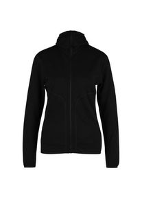 Icebreaker 560 RealFleece Elemental II L/S Zip Hoodie Merinohoodie Damen (Gr S |schwarz)