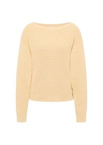 Tranquillo Jaquard-Pullover Pullover Damen Alltag (Gr M |beige)