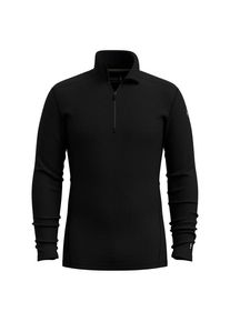 Funktionsshirt Smartwool Classic Thermal Merino Base Layer 1/4 Zip Boxed Herren (Gr L |schwarz)