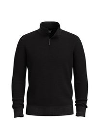 Smartwool Sparwood 1/4 Zip Sweater Fleecepullover Herren (Gr M |schwarz)