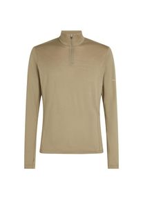 Icebreaker 200 Merinofine Ace L/S Half Zip Merinounterwäsche Herren (Gr L |beige)