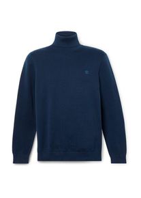 Timberland Williams River Turtle Neck Cotton Sweater Pullover Men (Gr S |blau)