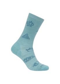 Merinosocken Icebreaker Merino Lifestyle UL Crew Camp Essentials Damen (Gr L |türkis)