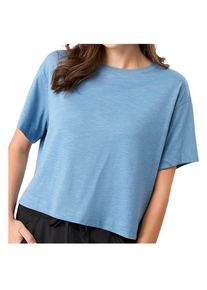 T-Shirt Mandala Boxy Tee Damen (Gr XS |blau)