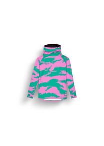 PICTURE Pagaya Printed High Fleece Longsleeve Damen (Gr XS |t&uuml;rkis)