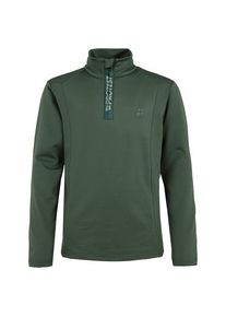 Protest Rewillowy 1/4 Zip Active Top Fleecepullover Kinder (Gr&ouml;&szlig;e 128 |gr&uuml;n/oliv)
