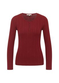 Tranquillo Seidiges EcoVero-Shirt Longsleeve Damen (Gr S |rot)