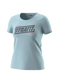 Dynafit Graphic Cotton S/S Tee T-Shirt Damen Alltag (Gr 36 |türkis/grau)