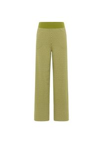 Tranquillo Gestrickte Hose im Retro-Look Freizeithose Damen (Gr XL |oliv)