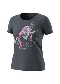 T-Shirt Dynafit Blacklight Cotton T-Shirt Damen (Gr S |grau)