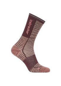 Icebreaker Merino Blend Run+ UL Crew Fusion Dye Laufsocken Damen (Gr M |braun)