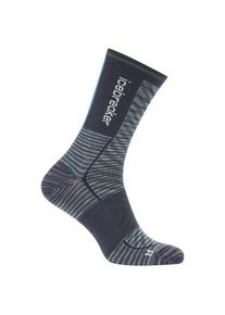 Icebreaker Merino Blend Run+ Ultralight Crew Fusion Dye Laufsocken Herren (Gr M |blau/grau)