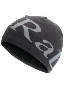 Rab Logo Beanie Mütze (Gr One Size |grau)