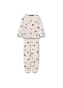 Sanetta Pyjama Long 233616 Schlafanzug Kinder (Gr 104 |weiß)