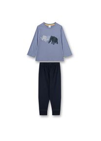 Sanetta Pyjama Long 233581 Schlafanzug Kinder (Gr 116 |grau)