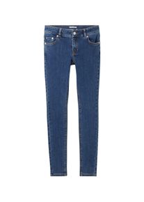 Tom Tailor Mädchen Skinny-fit-Jeans "Lissie", blau, casual, Gr. 146, unifarben, Denim/Jeans, Obermaterial: 91% Baumwolle, 7% Elastomultiester, 2%