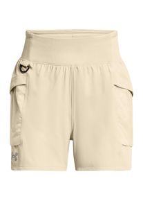 Under Armour Run Trail Laufshorts Damen - beige - Gr. S - Polyester/Elastan