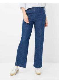 Raphaela by Brax Damen Marlenehose Style PAM FLARED STONED, denim blau, Gr. 36