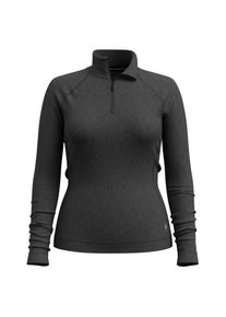 Smartwool Classic Thermal Merino BL 1/4 Zip Boxed Merinounterwäsche Damen (Gr XS |schwarz/grau)