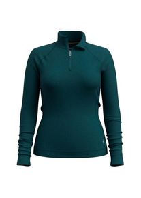Merinounterwäsche Smartwool Classic Thermal Merino BL 1/4 Zip Boxed Damen (Gr L |blau)
