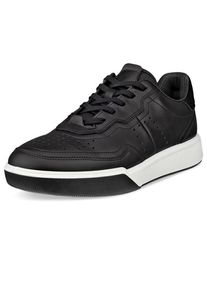 Ecco Street Court Sneaker Damen Alltag (Gr 38 |schwarz)