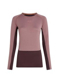 Icebreaker Merino 260 Zoneknit L/S Crewe Merinounterwäsche Damen (Gr M |braun)