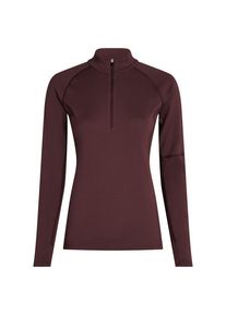 Icebreaker 300 MerinoFine Polar L/S Half Zip Merinounterwäsche Women (Gr S |braun)