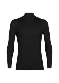 Icebreaker 260 Tech L/S Turtleneck Merinounterwäsche Herren (Gr S |schwarz)