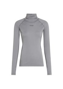 Icebreaker 300 MerinoFine Polar L/S Roll Neck Merinounterwäsche Women (Gr M |grau)