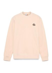 Timberland Tree Logo Patch Crewneck Pullover Herren (Gr S |wei&szlig;/beige)