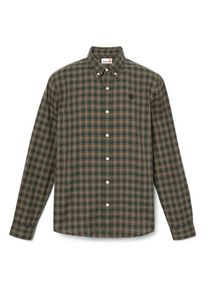 Hemd Timberland Solucell Gingham Shirt Herren (Gr L |braun)