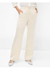 Brax Damen Palazzohose Style MAINE EGGSHELL, hellbeige, Gr. 34